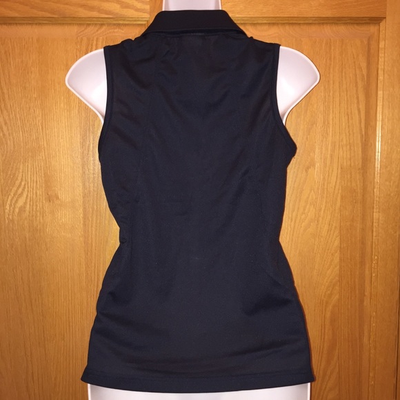 NEW Lacoste Blk Navy Polo Devanlay Tank Top 36 S 4 - Picture 7 of 16